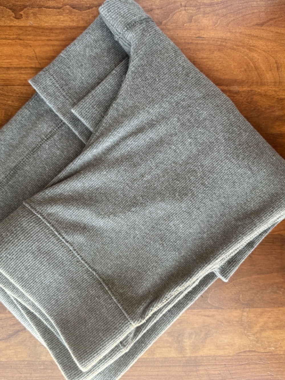 SURPLUS RIB WEEKENDER PANT Buck Mason Womens size xs marled moss green - Picture 2 of 4
